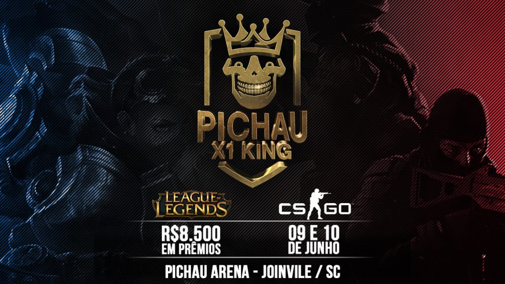 Pichau promove torneio PIchau x1 King no modo 1vs1 em Joinville