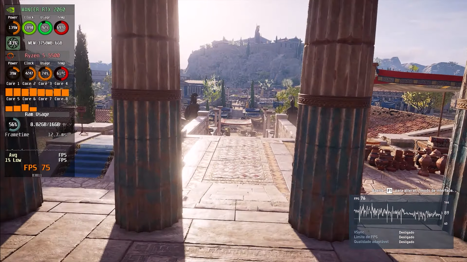 Teste de Assassin's Creed: Odyssy