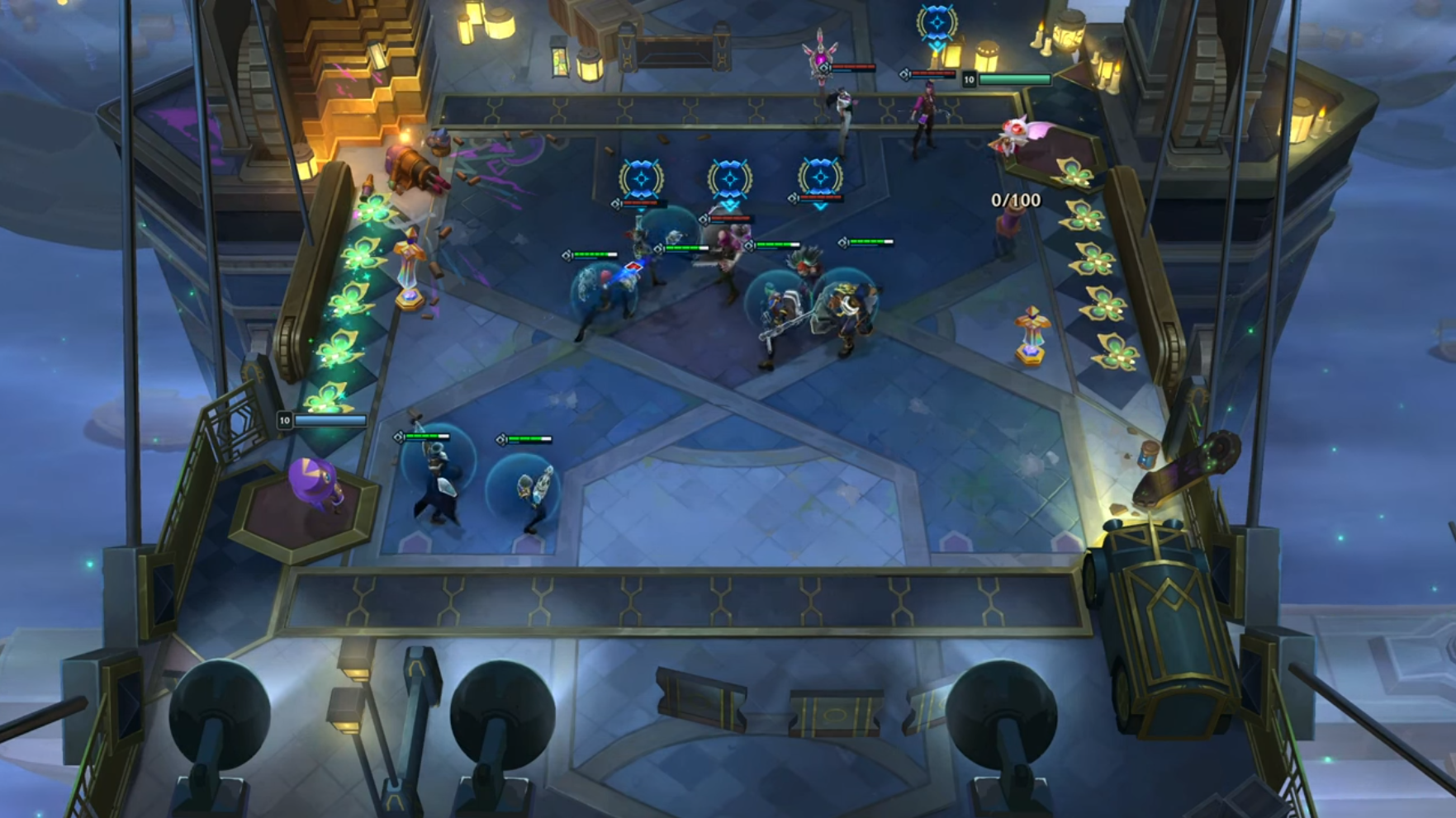 imagem in game do set 13 de TFT baseado em Arcane