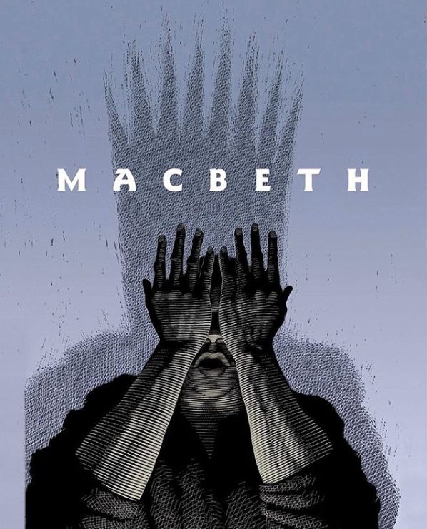 Ilustração de Scott McKowen da história "Macabeth" de William Shakespeare que é referência de Arcane