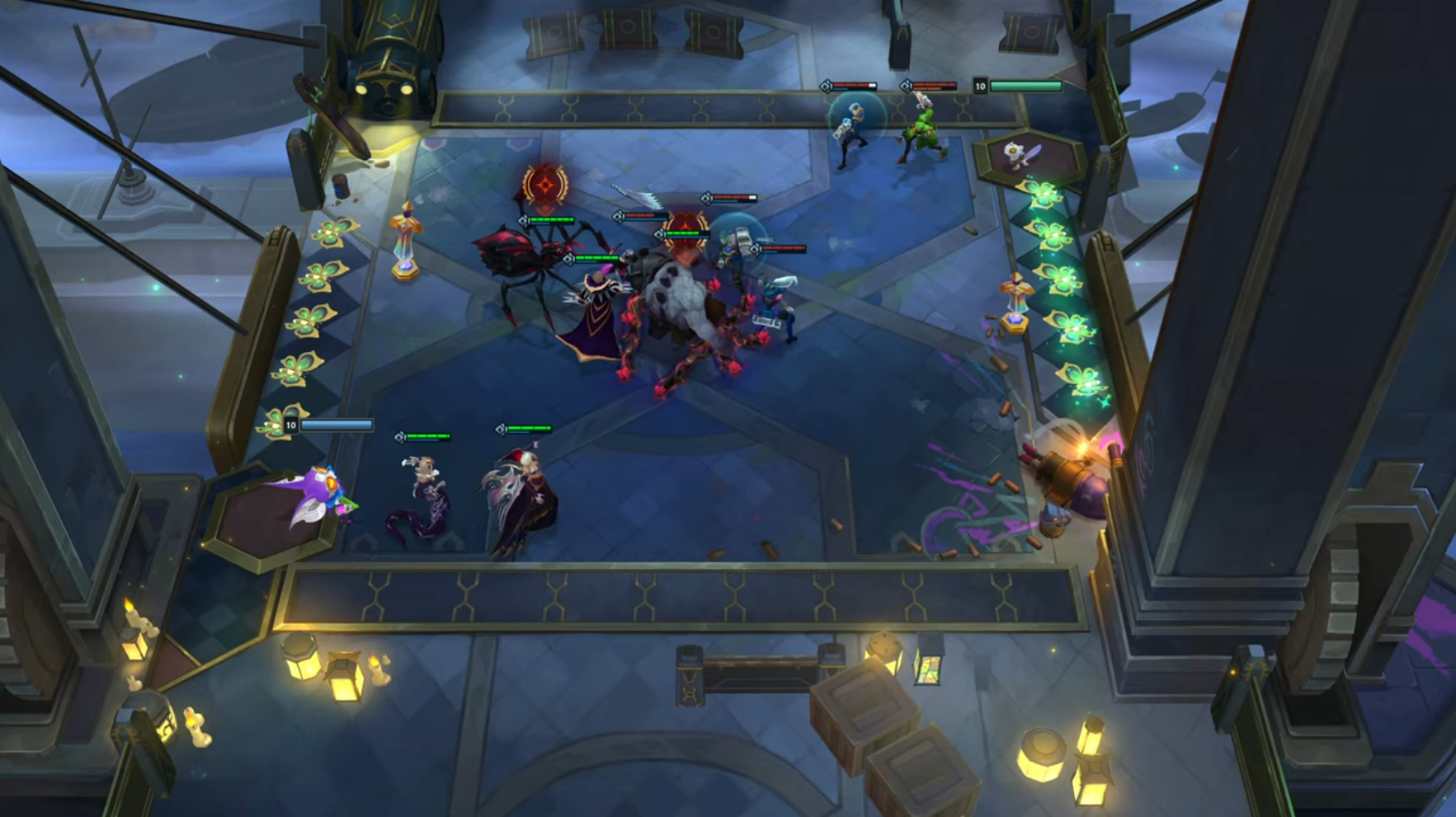 imagem in game do set 13 de TFT baseado em Arcane