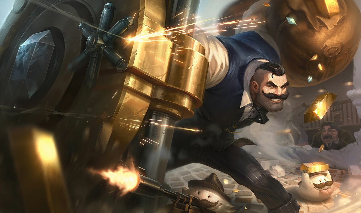 Skin do Braum Mafioso no LoL