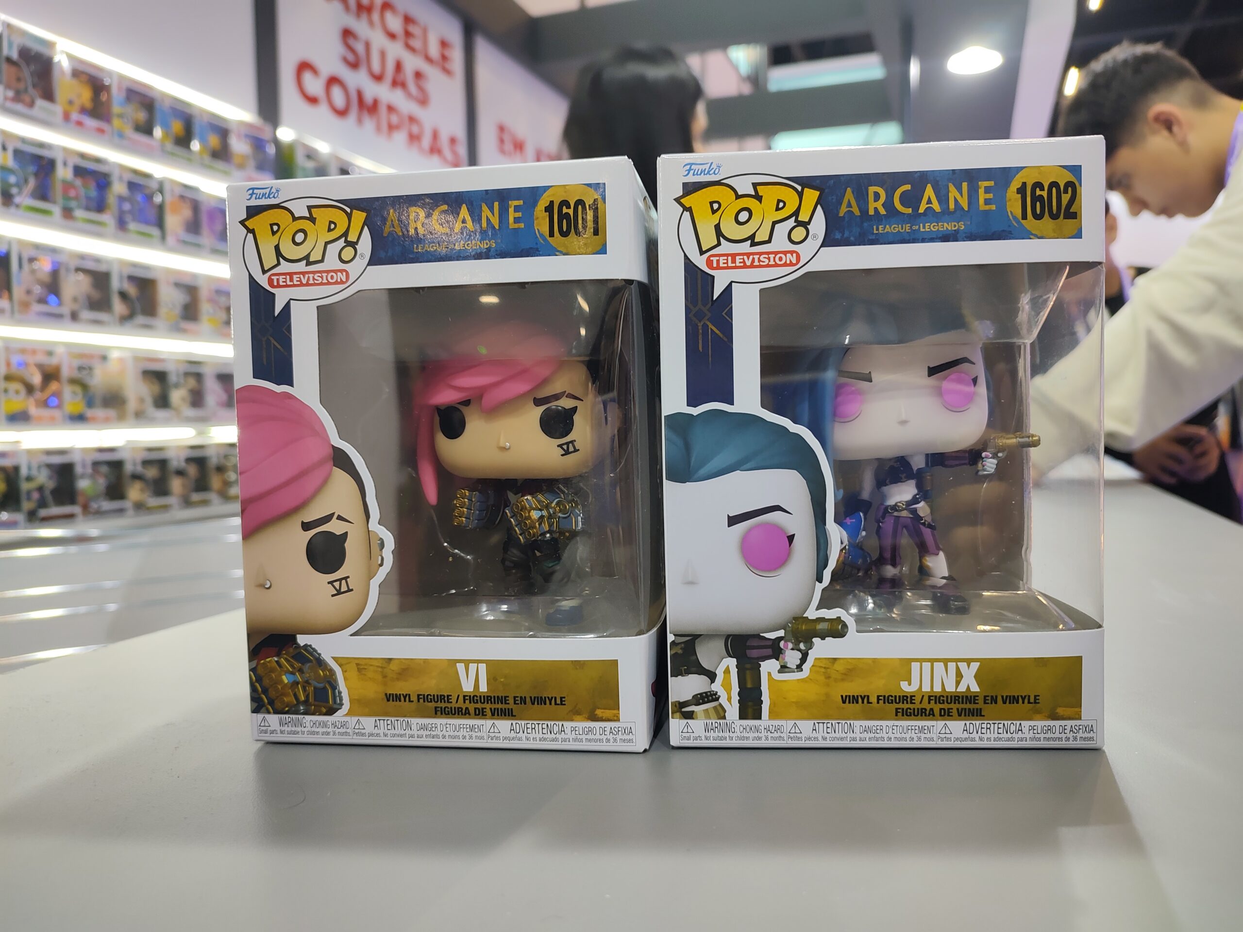 Funko POP de Jinx e Vi de Arcane e LoL, disponíveis na CCXP